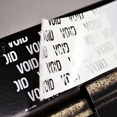 brady tamper evident labels